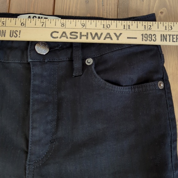 Acne Studios Black Flex Skinny Jeans - Picture 4 of 7